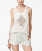 Roxy Juniors' Twisted Racerback Graphic Tank Top