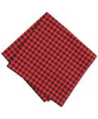 Bar Iii Men's Black Red Gingham Pocket Square, Only At Macy's