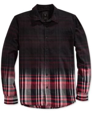 Guess Men's Joey Ombre Plaid Long-sleeve Shirt