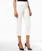 Style & Co Pull-on Jacquard Capri Pants, Only At Macy's