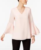 Alfani Petite Bell-sleeve Blouse, Created For Macy's