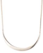 Anne Klein Gold-tone Polished Bar Collar Necklace
