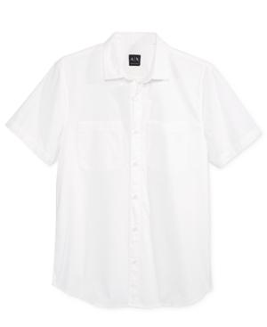 Armani Exchange Short-sleeve Double Pocket Shirt