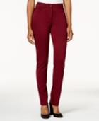 Style & Co Faux-pocket Slim-fit Pants, Created For Macy's