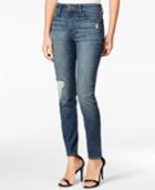 Dl 1961 Farrow Distressed Rebellion Wash Skinny Jeans