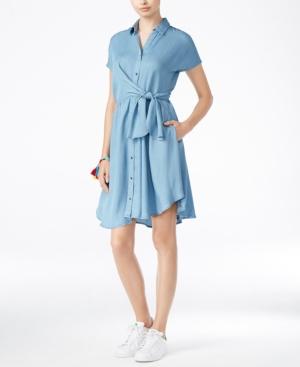 Rachel Rachel Roy Chambray Wrap Shirtdress