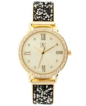 I.n.c. Women's 1/2 Bangle & 1/2 Bracelet Watch 34mm, Created For Macy's