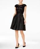 Calvin Klein Sequined Fit & Flare Party Dress