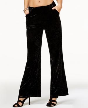 Material Girl Juniors' Crushed Velvet Pants, Created For Macy's