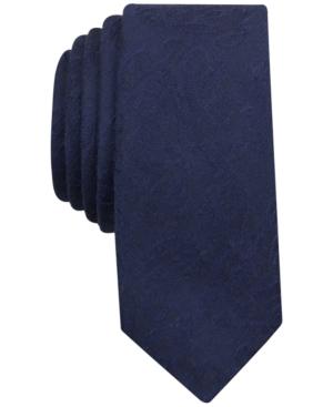 Original Penguin Men's Fresco Textured Skinny Tie