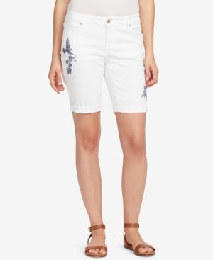 Vintage America Embroidered Bermuda Shorts