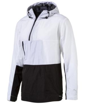 Puma Men's Evo Tech Colorblocked Half-zip Windbreaker