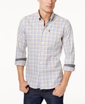 Barbour Men's Flannel Grid-pattern Shirt