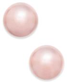 Charter Club Silver-tone Pink Imitation Pearl (12mm) Stud Earrings, Only At Macy's