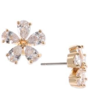 Anne Klein Multi-crystal Flower Stud Earrings