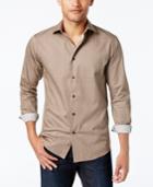 Tallia Men's Slim-fit Medallion-print Dress Shirt