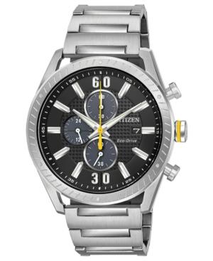 Citizen Drive From Citizen Eco-drive Men's Chronograph Stainless Steel Bracelet Watch 43mm