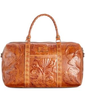 Patricia Nash Burnished Tooled Milano Weekender