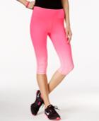 Material Girl Active Cropped Ombre Graphic Leggings, Only At Macy's