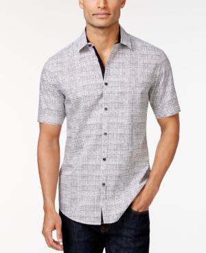 Alfani Big And Tall Charger Printed Shirt, Only At Macy's