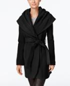 T Tahari Wool-blend Marla Wrap Coat