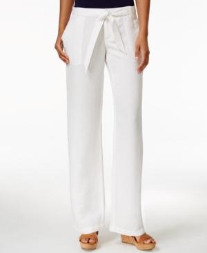 Tommy Hilfiger Belted Wide-leg Pants