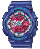 G-shock Women's Analog-digital Blue Resin Strap Watch 49x46mm Gmas110hc-2a