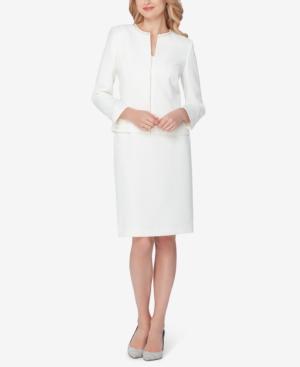 Tahari Asl Embellished Skirt Suit