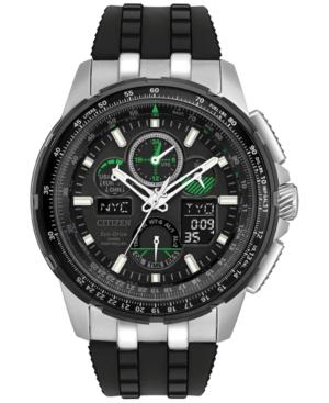 Citizen Eco-drive Men's Analog-digital Skyhawk A-t Black Strap Watch 47mm Jy8051-08e