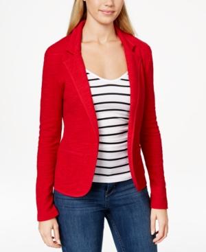 Freshman Juniors' Ponte-knit Blazer