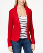 Freshman Juniors' Ponte-knit Blazer