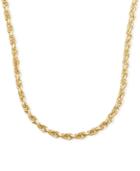 3mm Rope Chain 24" Necklace In 14k Gold