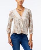 American Rag High-low Surplice Top, Only At Macy's