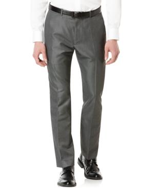 Perry Ellis Slim-fit Micro-twill Heathered Pants