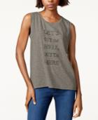 Rachel Rachel Roy Outta Here Graphic Tank Top, Created For Macy's