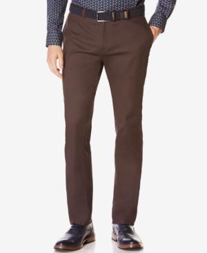 Perry Ellis Men's Bedford Slim-fit Pants