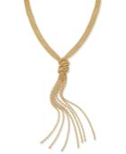 Thalia Sodi Gold-tone Multi-chain Knotted Tassel Necklace, Only At Macy's