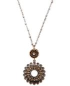 Lucky Brand Two-tone Double Pendant Necklace