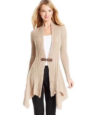 One A Buckled Cable-knit Sweater