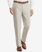 Tommy Hilfiger Men's Slim-fit Flex Stretch Tan Suit Pants