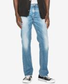 Silver Jeans Co. Men's Allan Straight Fit Faded Jeans