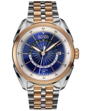 Bulova Accuswiss Men's Automatic Tellaro Two-tone Stainless Steel Bracelet Watch 43mm 65b163