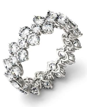 Moissanite Round Cluster Ring (3-5/8 Ct. T.w. Diamond Equivalent) In 14k White Gold