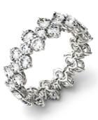 Moissanite Round Cluster Ring (3-5/8 Ct. T.w. Diamond Equivalent) In 14k White Gold