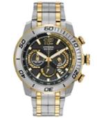 Citizen Men's Chronograph Eco-drive Primo Two-tone Stainless Steel Bracelet Watch 45mm Ca4084-51e