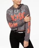 Freeze 24-7 Juniors' Ac/dc Cropped Hoodie