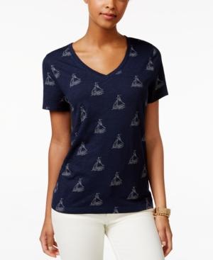 Tommy Hilfiger Nadine Sailboat-print T-shirt