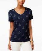 Tommy Hilfiger Nadine Sailboat-print T-shirt