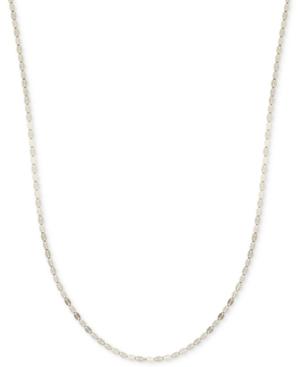 18 Polished Fancy Link Chain Necklace (1-3/8mm) In 14k Gold