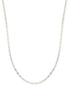 18 Polished Fancy Link Chain Necklace (1-3/8mm) In 14k Gold